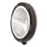 LED-Scheinwerfer 7 Zoll Highsider Pro Frame-R1 Typ 4, Mattschwarz, Unten