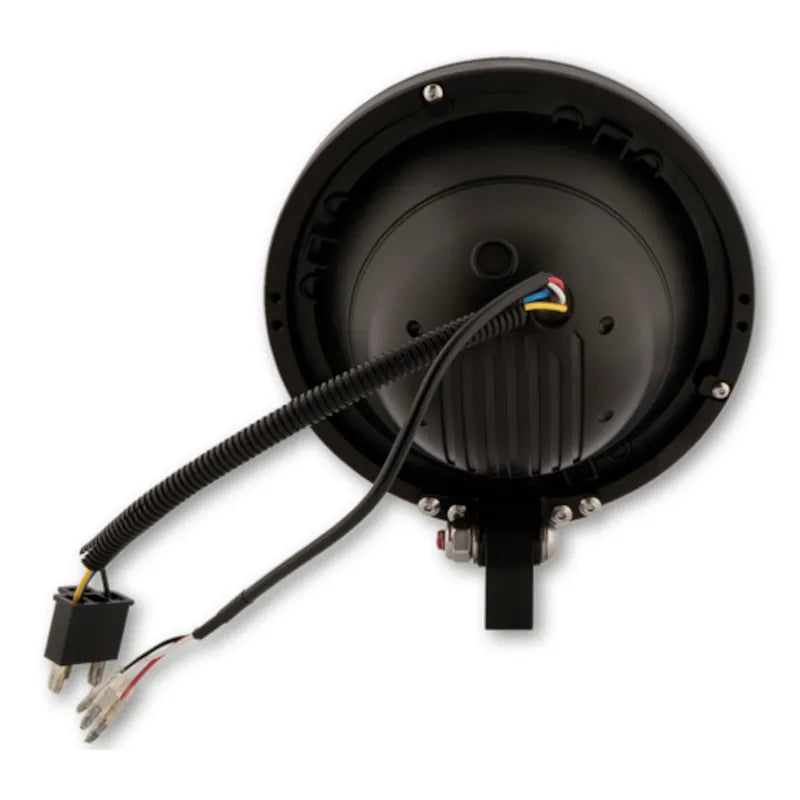 LED-Scheinwerfer 7 Zoll Highsider Pro Frame-R1 Typ 4, Mattschwarz, Unten