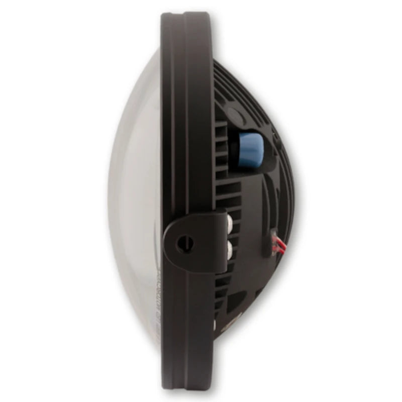 LED Hauptscheinwerfer Highsider Pro Frame-R1 Typ 8 schwarz Ø 200 mm seitlich