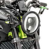 LED Hauptscheinwerfer Highsider Pro Frame-R1 Typ 8 schwarz Ø 200 mm seitlich