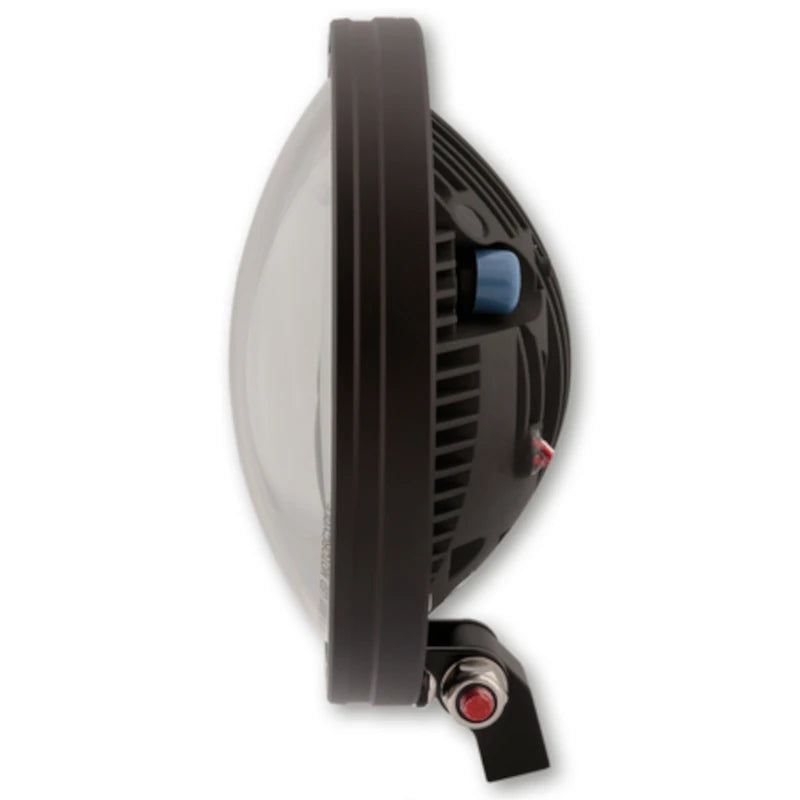 LED Hauptscheinwerfer Highsider Pro Frame-R1 Typ 8 schwarz Ø 200 mm seitlich
