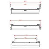 LED-Scheinwerfer 5 3/4 Zoll Highsider Pro Frame-R2 Typ 10, Mattschwarz, Seitlich