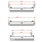 LED-Scheinwerfer 5 3/4 Zoll Highsider Pro Frame-R2 Typ 5, Mattschwarz, Seitlich