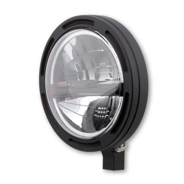 LED-Scheinwerfer 5 3/4 Zoll Highsider Pro Frame-R2 Typ 5, Mattschwarz, Unten