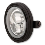 LED-Scheinwerfer 5 3/4 Zoll Highsider Pro Frame-R2 Typ 7, Mattschwarz, Seitlich