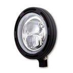 LED-Scheinwerfer 5 3/4 Zoll Highsider Pro Frame-R2 Typ 7, Mattschwarz, Unten