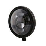 LED-Scheinwerfer 7 Zoll Highsider Pro Frame-R1 Typ 11, Mattschwarz, Unten