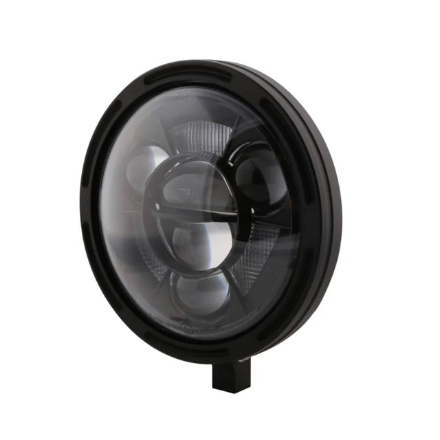 LED-Scheinwerfer 7 Zoll Highsider Pro Frame-R1 Typ 11, Mattschwarz, Unten