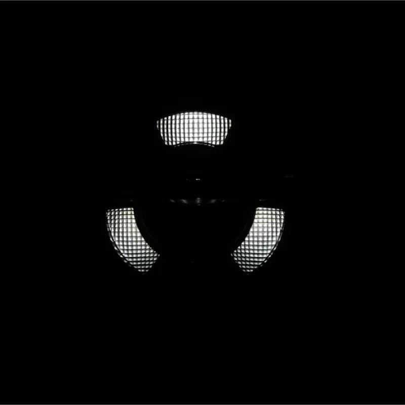 LED-Scheinwerfer 7 Zoll Highsider Pro Frame-R1 Typ 11, Mattschwarz, Unten