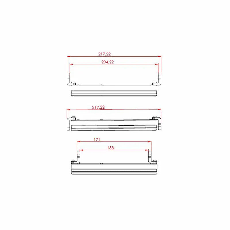 LED-Scheinwerfer 7 Zoll Highsider Pro Frame-R1 Typ 11, Mattschwarz, Seitlich