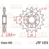 Kettenkit Stahl EK-Chain 520 SRX2 118/17/38 – Honda X-ADV 750 / Forza 750