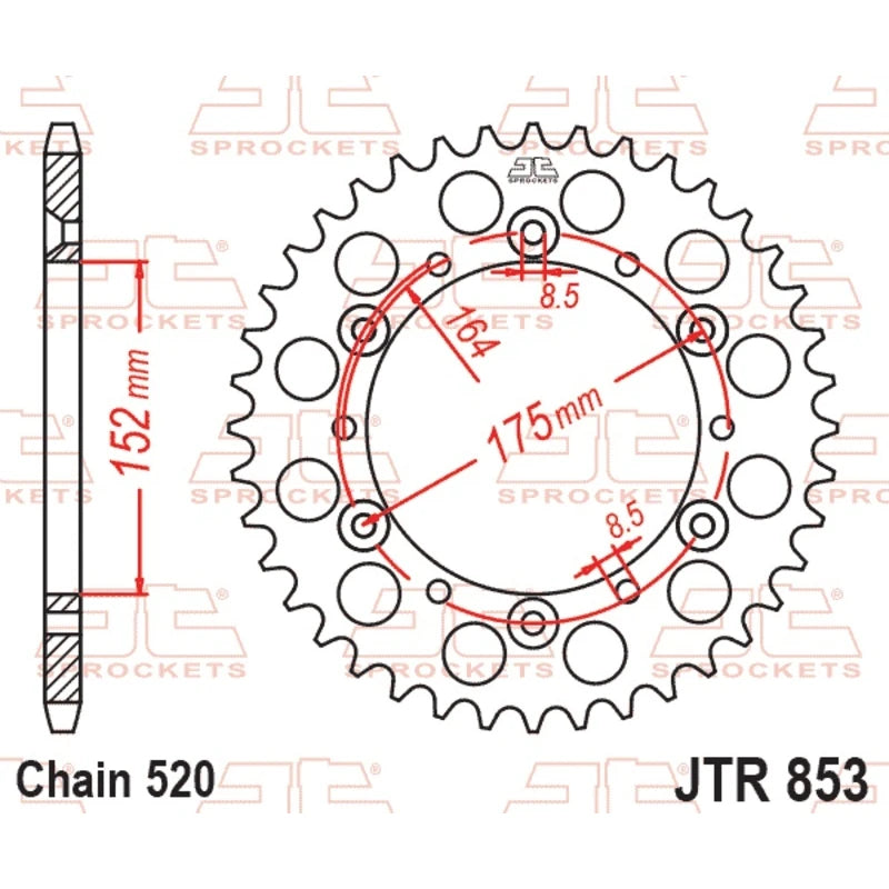Kettenrad JTR 853