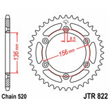Kettenrad JTR 822