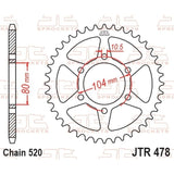Kettenkit Stahl EK-Chain 520 SRX2 114/15/46 – Kawasaki & CF Moto