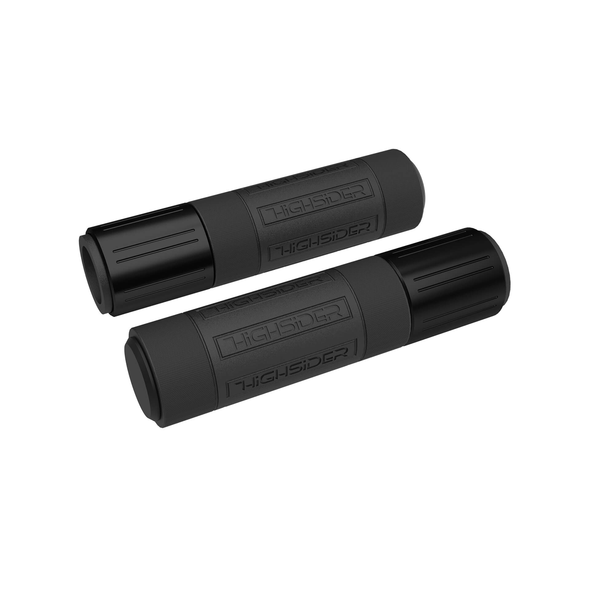Lenkergriffe HIGHSIDER CONERO schwarz, 7/8 Zoll (22,2 mm), 132 mm
