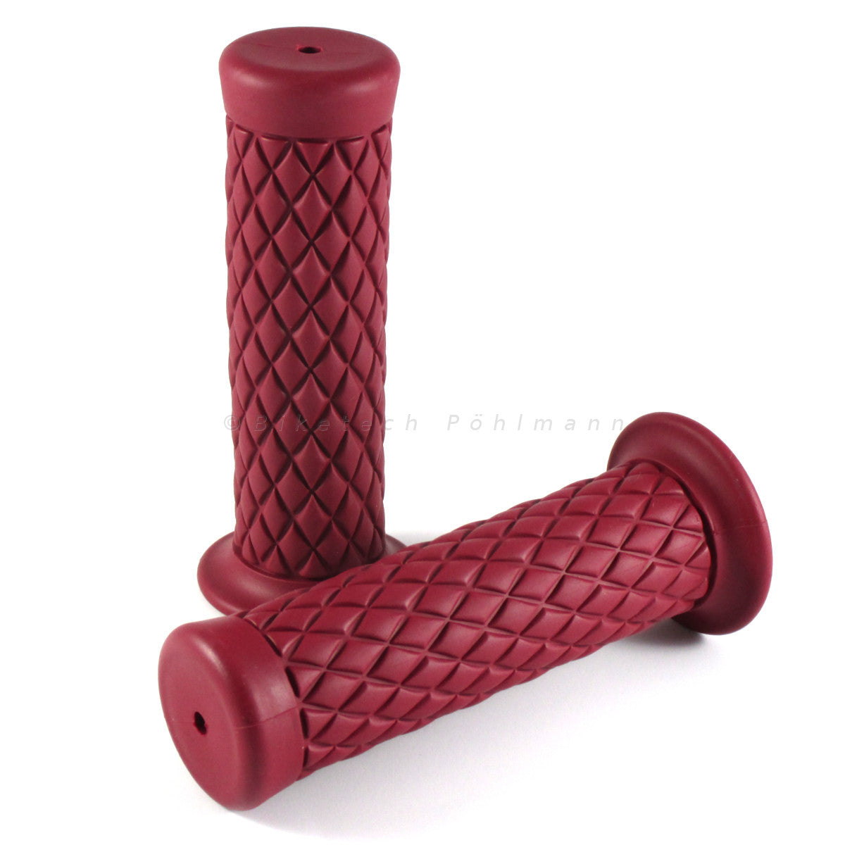 Lenkergriffe DIAMOND rot, 1 Zoll (25,4 mm), 125 mm