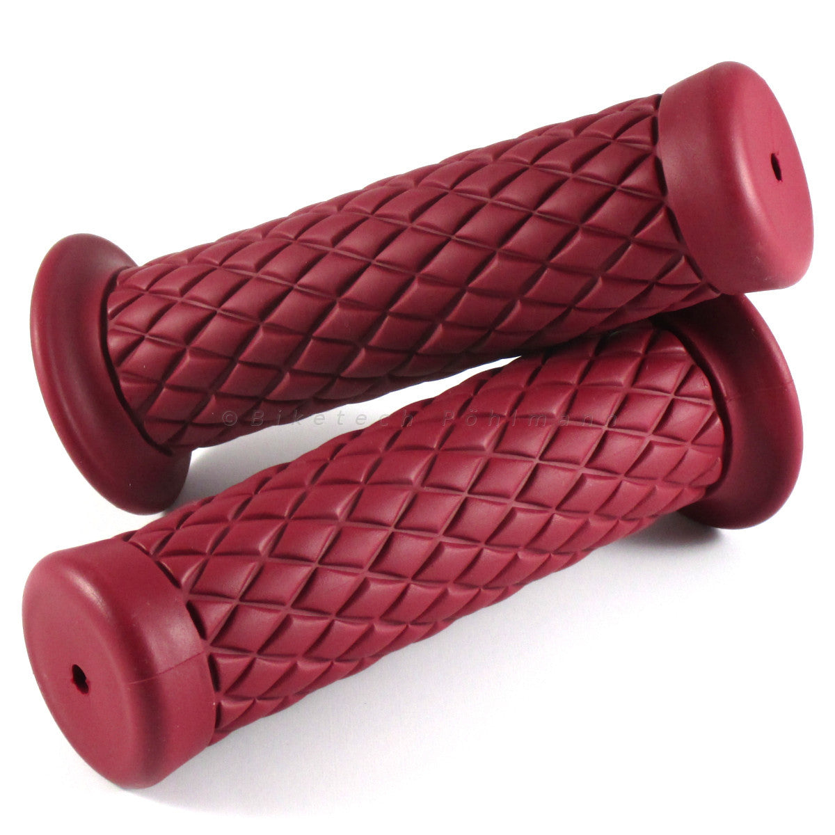 Lenkergriffe DIAMOND rot, 1 Zoll (25,4 mm), 125 mm