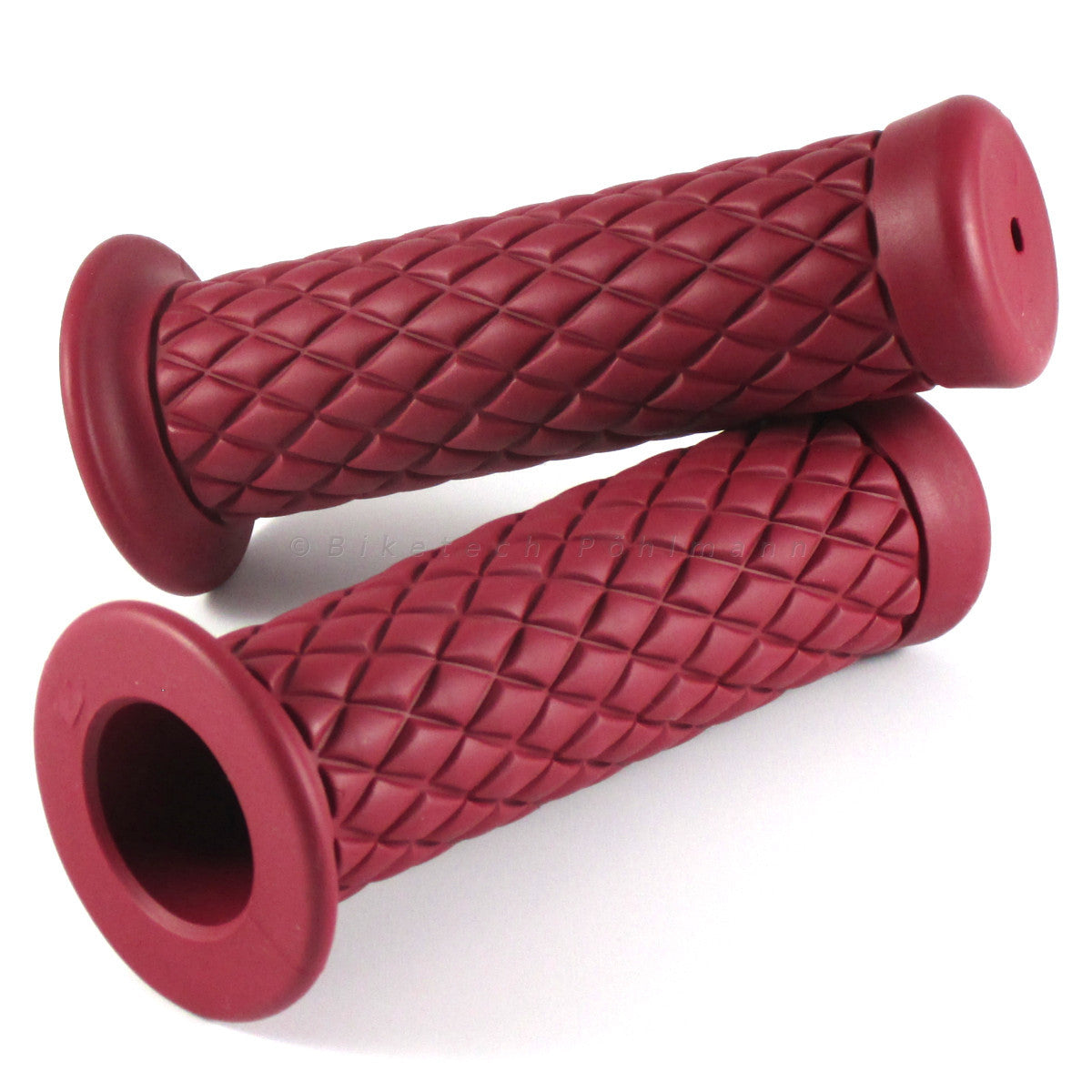 Lenkergriffe DIAMOND rot, 1 Zoll (25,4 mm), 125 mm
