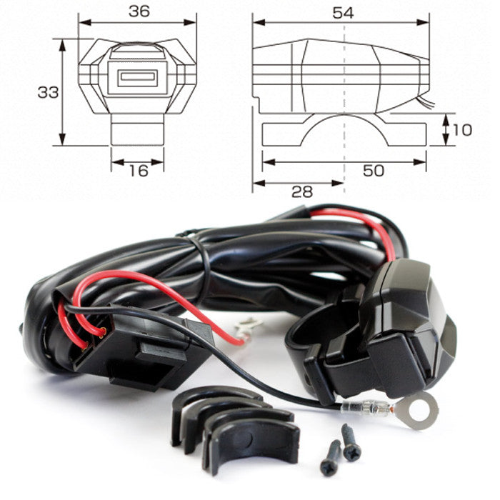 USB Steckdose PROGRESS LINE, Kunststoff, schwarz