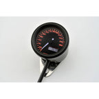 Tachometer Daytona Velona schwarz, Ø 48 mm, bis 260 km/h, 3-farbig, E-geprüft