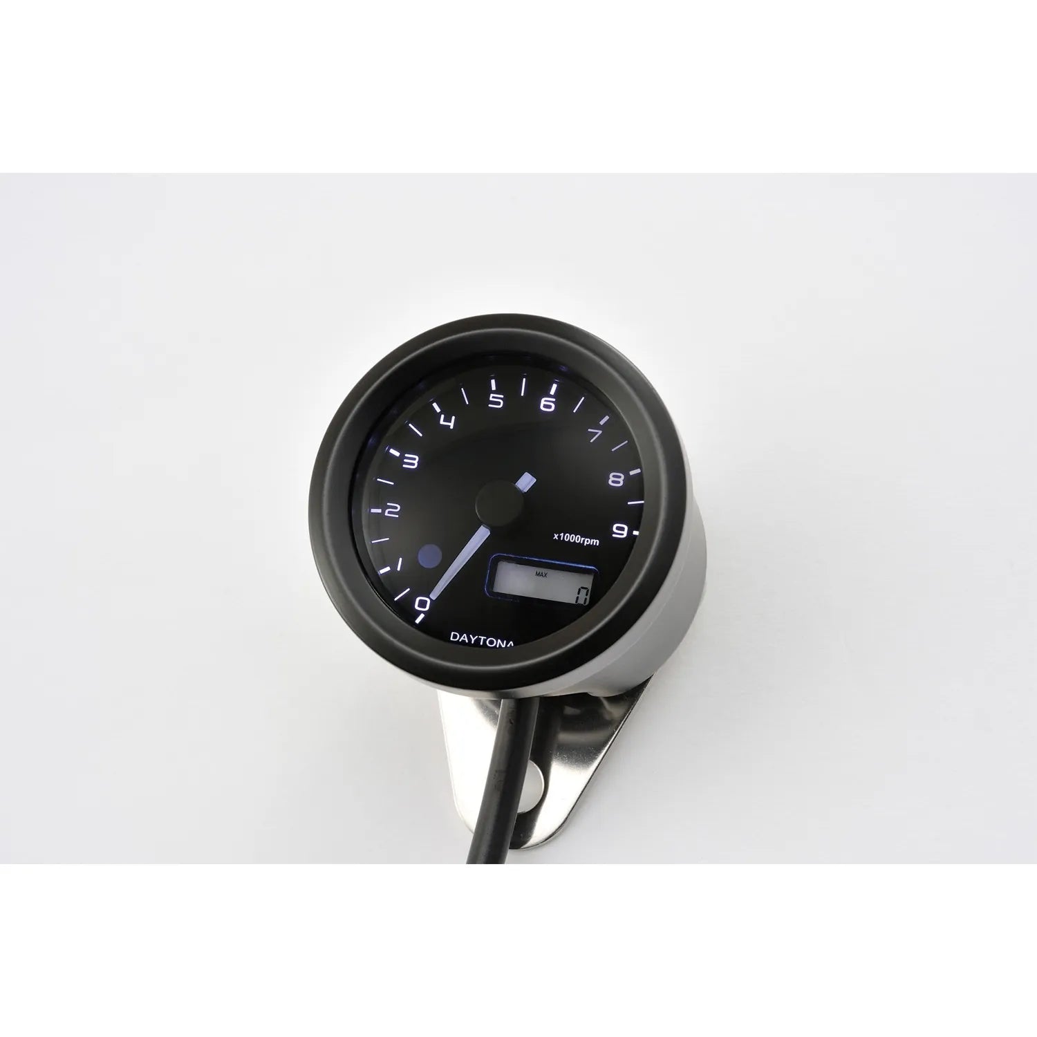 Drehzahlmesser Daytona Velona schwarz, Ø 48 mm, 9000 U/min, 3-farbig, E-geprüft