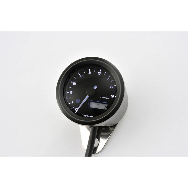 Drehzahlmesser Daytona Velona schwarz, Ø 48 mm, 9000 U/min, 3-farbig, E-geprüft