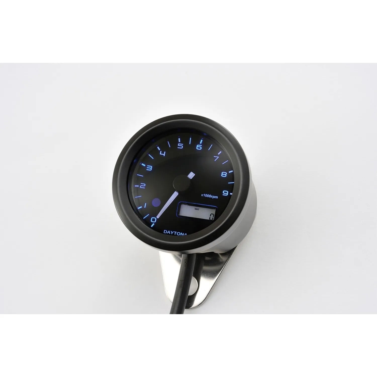 Drehzahlmesser Daytona Velona schwarz, Ø 48 mm, 9000 U/min, 3-farbig, E-geprüft