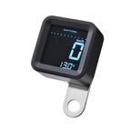 Digitaler LCD Tachometer Daytona Cube mit Drehzahlmesser, E-geprüft, 50x50x25 mm