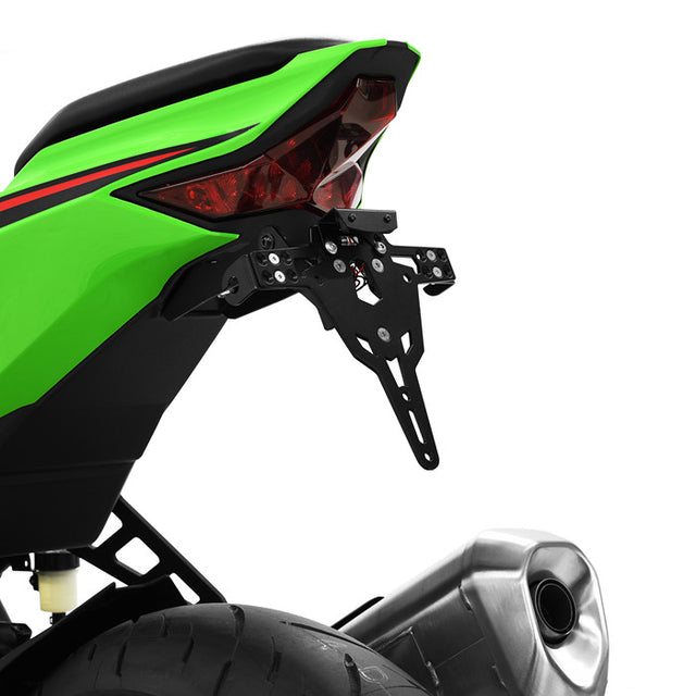 Kennzeichenhalter-Set Zieger Pro – Kawasaki Ninja 400 24-26 ZX-4R /RR 23-26