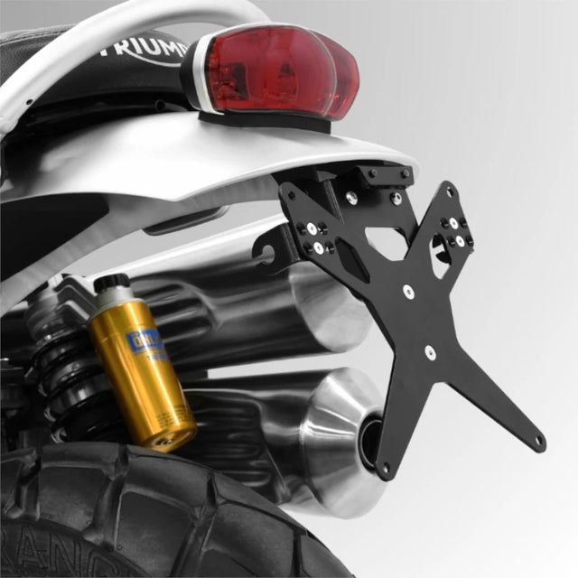 Kennzeichenhalter-Set Zieger X-Line – Triumph Scrambler 1200 XC /XE 18-26
