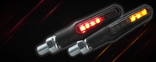 3in1 Motorrad Blinker mit Rücklicht und Bremslicht