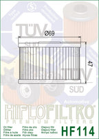 Ölfilter HIFLOFILTRO HF114