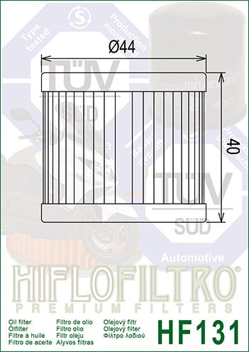 Ölfilter HIFLOFILTRO HF131
