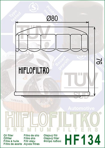 Ölfilter HIFLOFILTRO HF134 für Suzuki