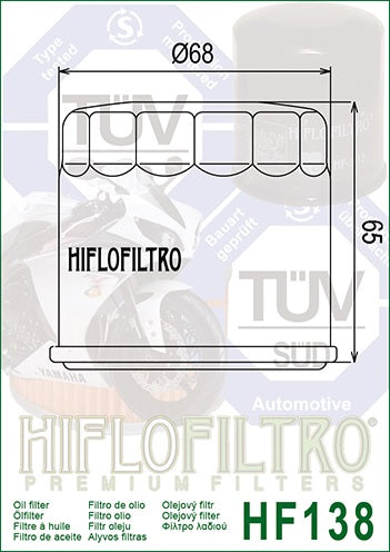 Ölfilter HIFLOFILTRO HF138