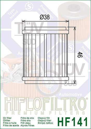 Ölfilter HIFLOFILTRO HF141