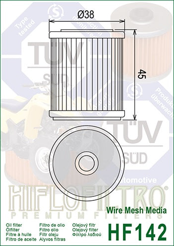 Ölfilter HIFLOFILTRO HF142