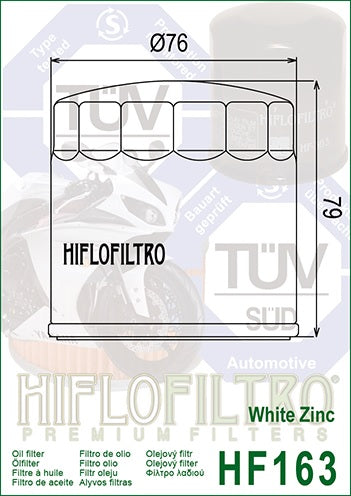 Ölfilter HIFLOFILTRO HF163 für BMW