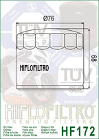 Ölfilter HIFLOFILTRO HF172C Chrom
