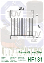 Ölfilter HIFLOFILTRO HF181