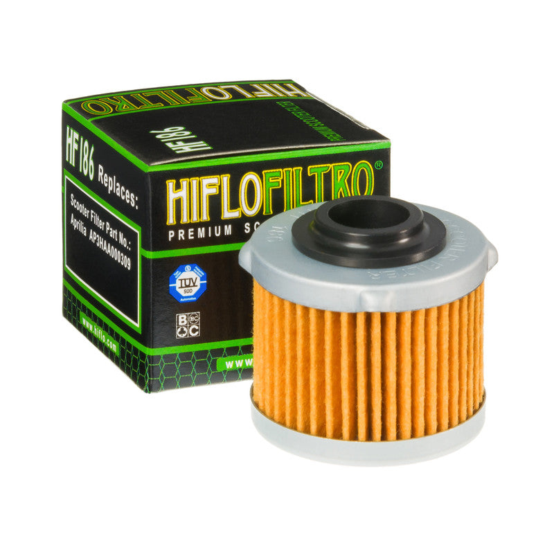 Ölfilter HIFLOFILTRO HF186 für Aprilia Scarabeo
