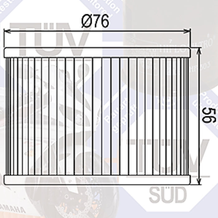 Ölfilter HIFLOFILTRO HF192 für Triumph
