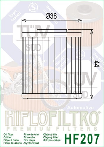 Ölfilter HIFLOFILTRO HF207