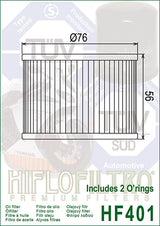 Ölfilter Hiflo Ölfilter HIFLOFILTRO HF401