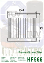 Ölfilter HIFLOFILTRO HF566