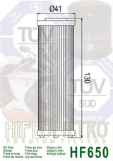 Ölfilter HIFLOFILTRO HF650 für Husqvarna/für KTM