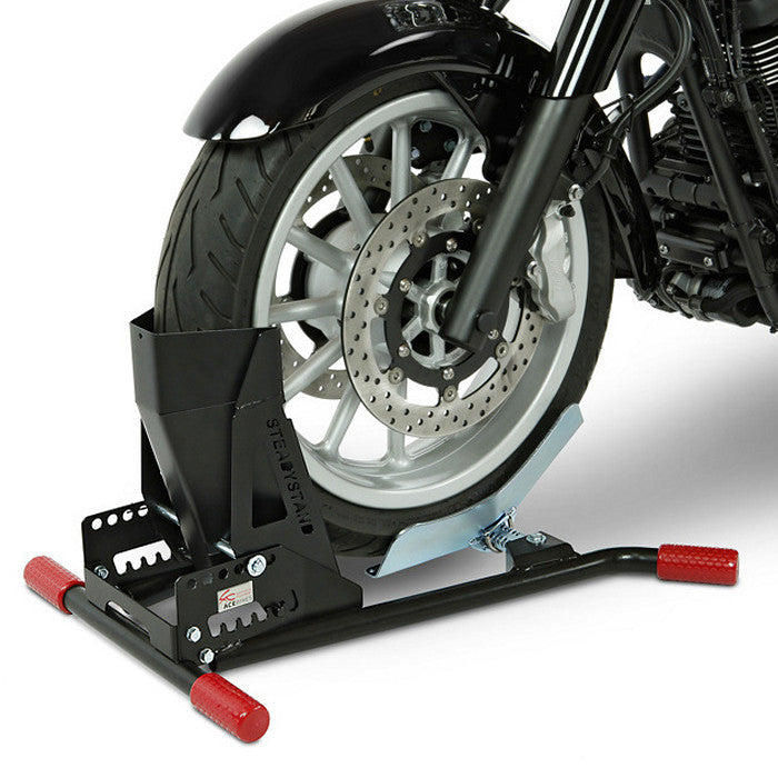 Motorradwippe ACEBIKES SteadyStand Multi bis 21 Zoll schwarz