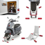 Motorradwippe ACEBIKES SteadyStand Scooter bis 13 Zoll grau