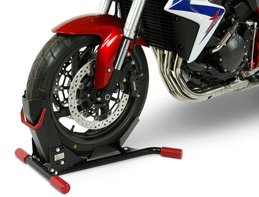Motorradwippe ACEBIKES SteadyStand bis 19 Zoll schwarz