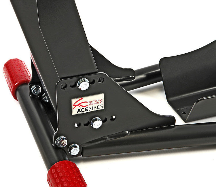 Motorradwippe ACEBIKES SteadyStand bis 19 Zoll schwarz